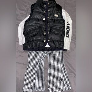 DKNY Black and White Kids Matching Set